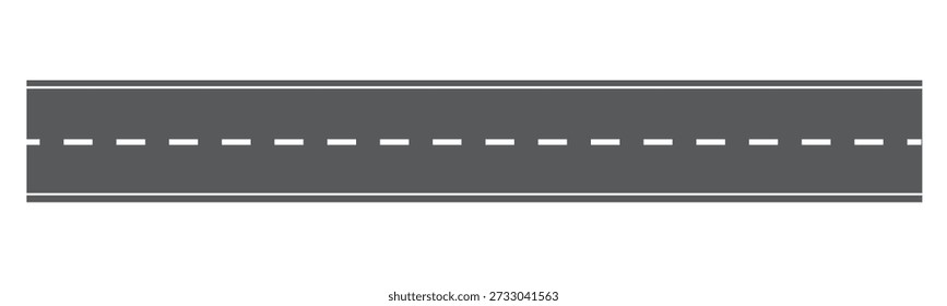 Fondo de carretera o carretera. Ilustración vectorial