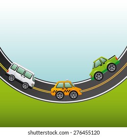 road highway design, vector illustration eps10 graphic 