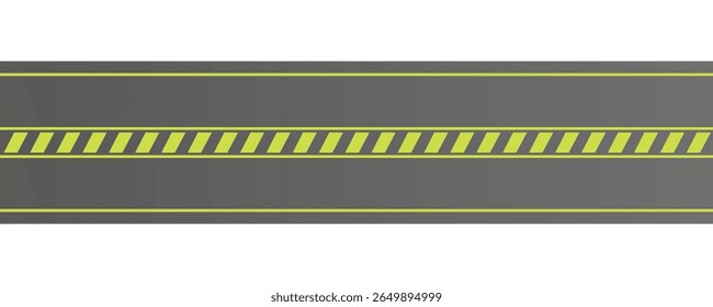 road or highway design vector on transparent background.