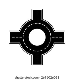 road, highway, icon set, vector