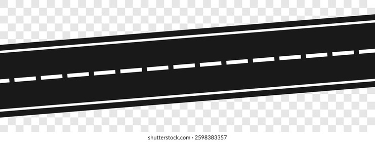 Road, highway vector illustrations. Asphalt road icon. Winding road vector icon. Car road, street, highway, business roadmap infographics design. Bending asphalt roads and highways. Vector illustrator