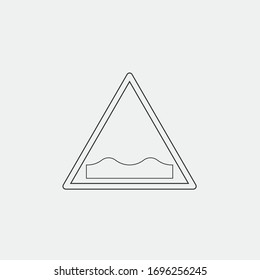 icono de tráfico de iconos de vectores aproximados
