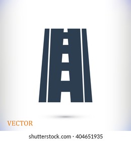 Road Icon Stock Vector (Royalty Free) 404651935 | Shutterstock