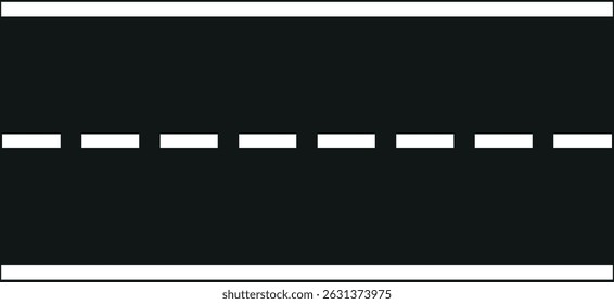  road icon in black style isolated on white background