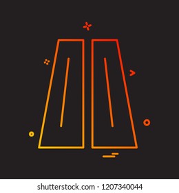 Road icon design vector