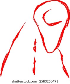 road icon in Doodle style
