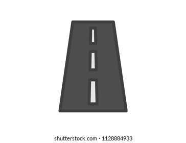 Road icon, filled line icon