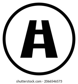 icono de la carretera. Estilo plano Forma de círculo aislada en fondo blanco. Ilustración del vector