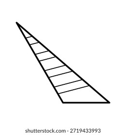 Straßensymbol, grafischer Illustrationsvektor