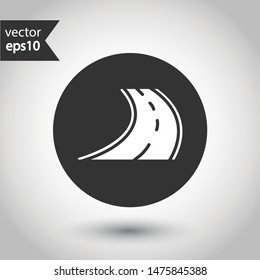 Road Icon Highway Vector Sign Eps Stock Vector (Royalty Free ...