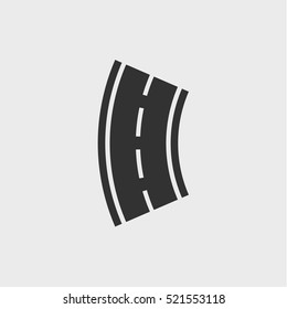 road icon illustration isolated vector sign symbol