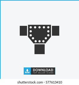 road icon illustration isolated vector sign symbol