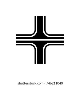 road icon illustration isolated vector sign symbol
