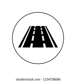 Road icon, logo