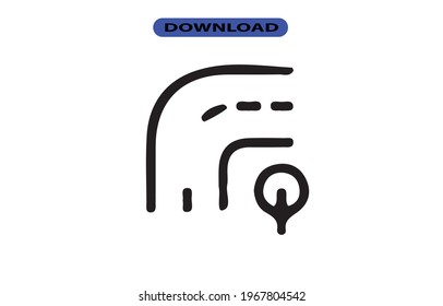 road icon or logo high resolution