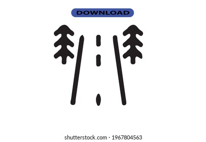 road icon or logo high resolution