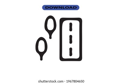 icono de carretera o logotipo de alta resolución