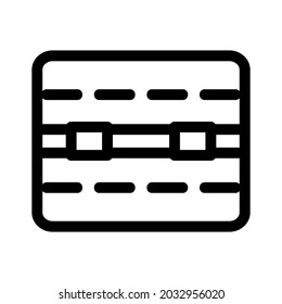 road icon or logo isolated sign symbol vector illustration - high quality black style vector icons
