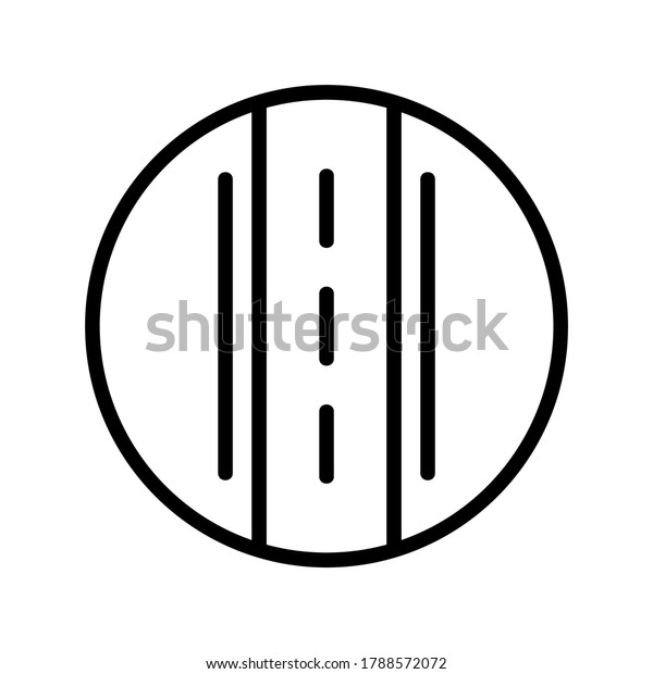 Road icon or logo\
isolated sign symbol vector illustration - high quality black style\
vector icons\
