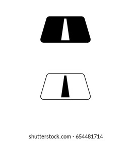 Road icon minimal style Icon vector Eps10