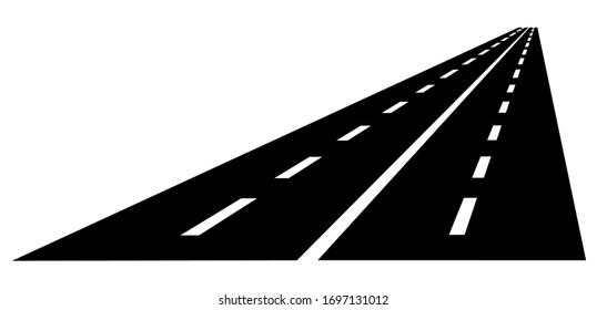 road icon on white background