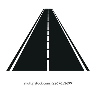 road icon on white background