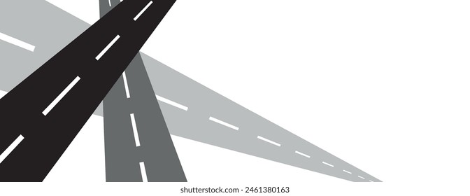 road icon on white background