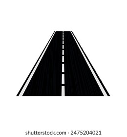 road icon on white background