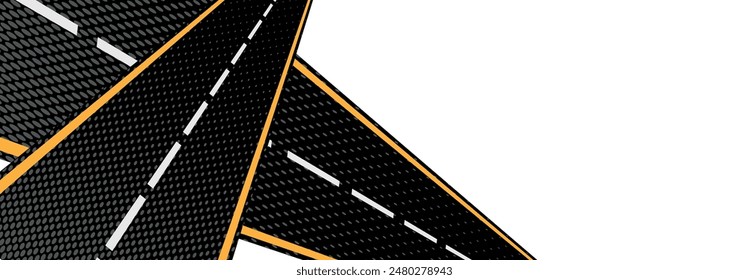 icono de carretera sobre fondo blanco