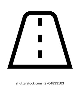 road icon on white background