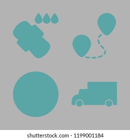 road icon set. vector set about route, wrong way, compress and truck icons set.