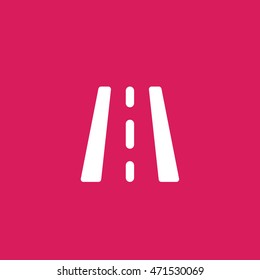 road icon. road sign