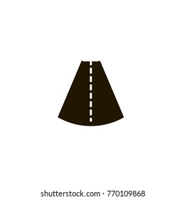 road icon. sign design
