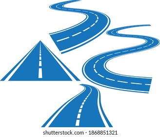 road icon. street icon vector 