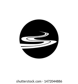 road icon symbol design vector