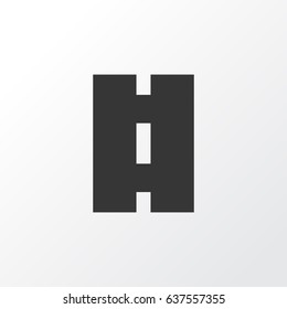 Road Icon Symbol. Premium Quality Isolated Way Element In Trendy Style.
