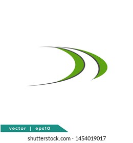 road icon symbol vector logo element