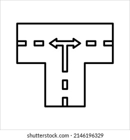 símbolo de ruta elemento de logotipo vectorial. Mapa, navegación, dirección y viaje. ilustración vectorial sobre fondo blanco
