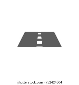 Road icon in trendy flat style isolated on white background. Symbol for your web site design, logo, app, UI. Vector illustration, EPS