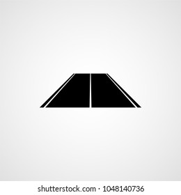Road icon. Vector