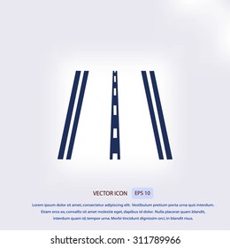 road icon vector