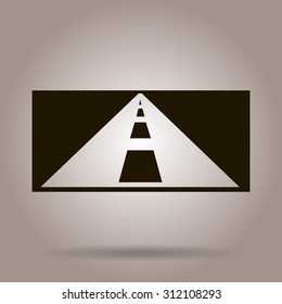 road, icon vector
