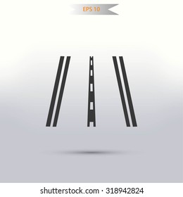road icon vector