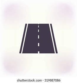 road icon, vector