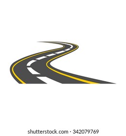 Similar Images, Stock Photos & Vectors of Modern paved road or highway ...