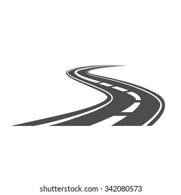 Road icon vector