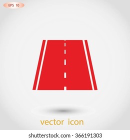 road icon, vector