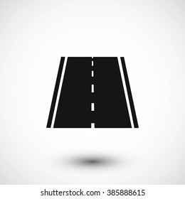 road icon, vector