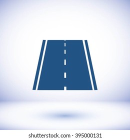 road icon, vector
