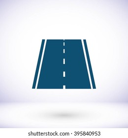 road icon, vector